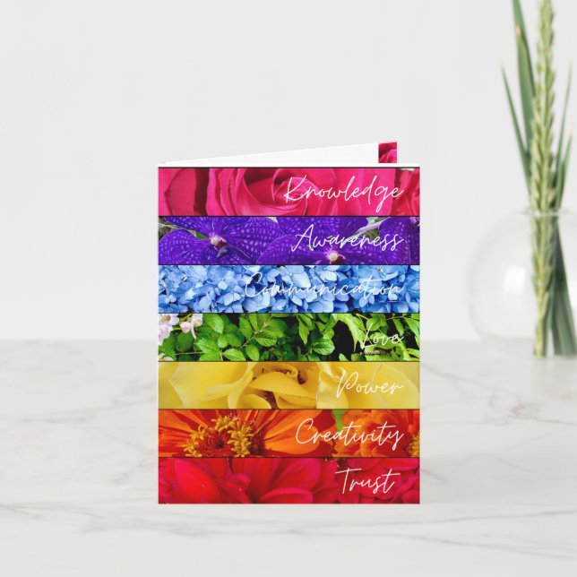 Carte Chakra Blooms (Devant)