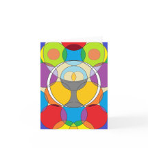 Carte Chalice Cercles - Arc-en-ciel