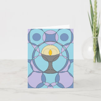Carte Chalice Circle - violet et bleu