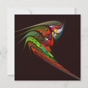 Carte Chameleon Art Abstrait