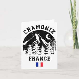 Carte Chamonix France Alpes Station de ski alpin Camping