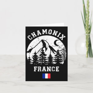 Carte Chamonix France Alpes Station de ski alpin Camping