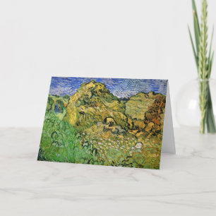 Carte Champ avec meules de blé par Vincent van Gogh