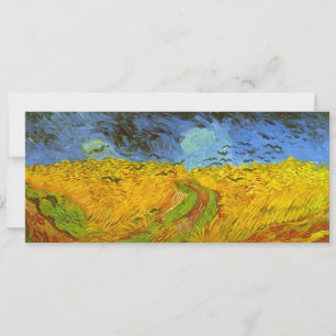 Carte Champ de blé avec corbeaux de Vincent van Gogh