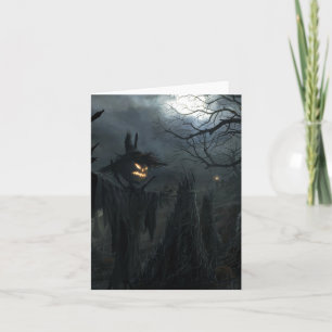 Carte Champ de mort d'Halloween