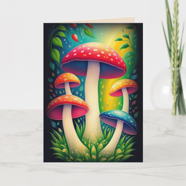 Carte champignon (Devant)