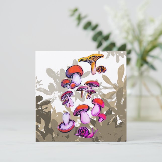 Carte Champignons (Debout devant)