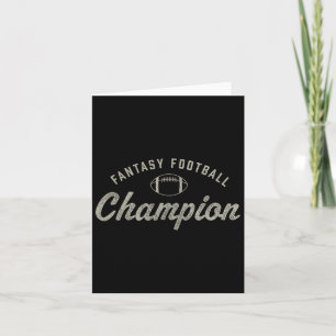 Carte Championnat de football fantastique drôle journée 