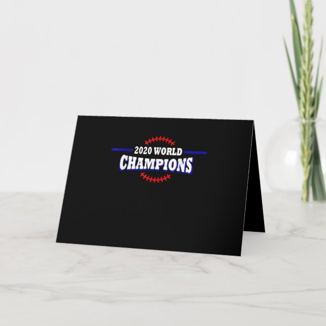Carte Champions du Monde de Baseball 2020 LA (Devant)