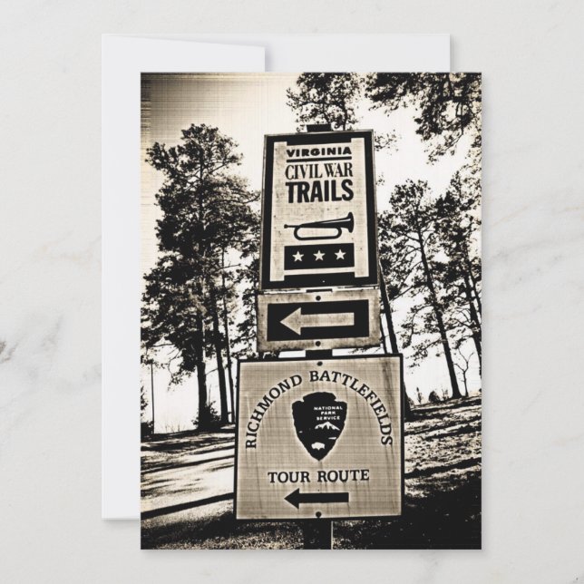 Carte Champs de bataille de Richmond : Cold Harbour, sen (Devant)