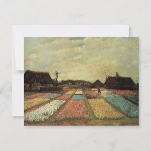 Carte Champs de bulbes par Vincent van Gogh