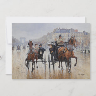 Carte Champs-Élysées   Jean Béraud