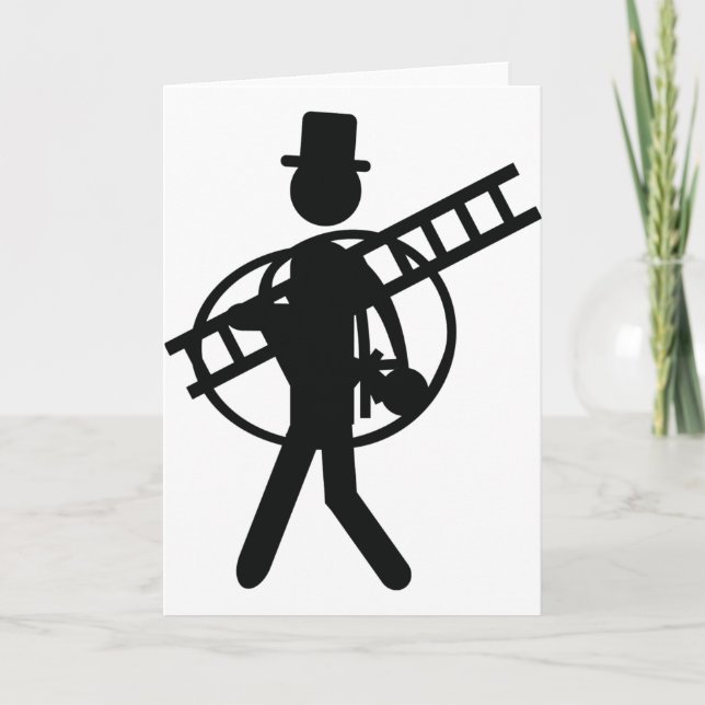 Carte chance au balayeur de cheminée (Devant)