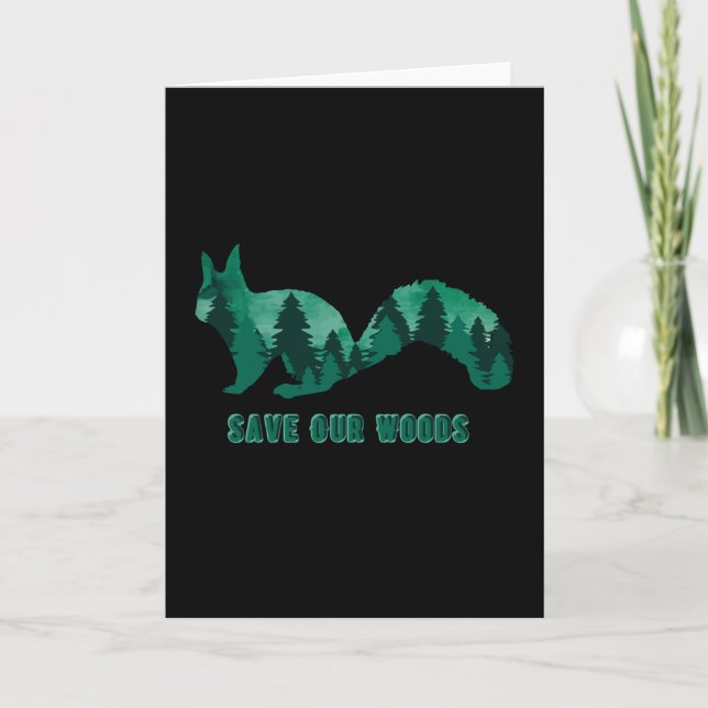 Carte Changement climatique des écureuils de protection  (Devant)