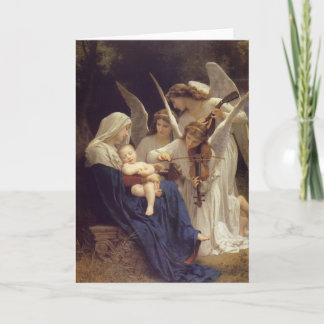 Carte Chanson de Bouguereau