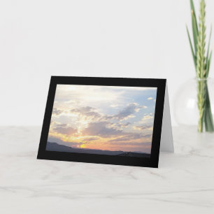 Carte Chanson de coucher du soleil d'été de solénoïde.