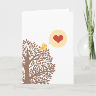 Carte Chanson du coeur