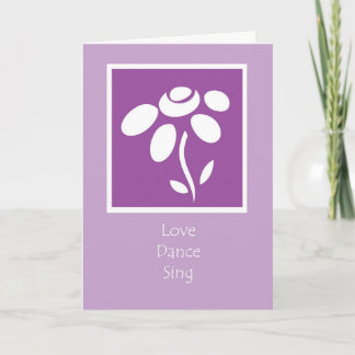 Carte chant d'amour
