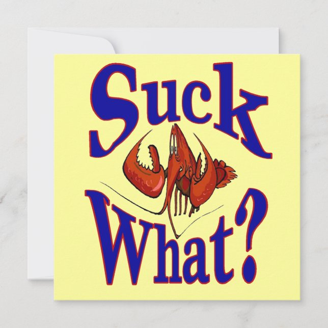 Carte Chanter quel écrevisse (Devant)