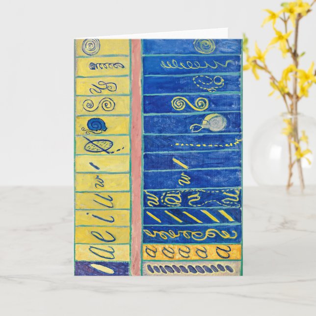 Carte Chaos primitif 13 | Hilma af Klint | (Fleur jaune)