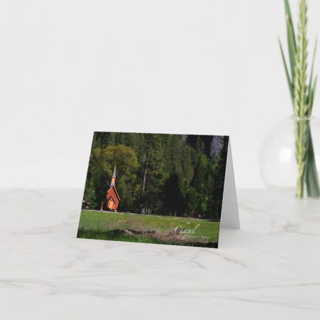 Carte Chapelle de Yosemite (Devant)