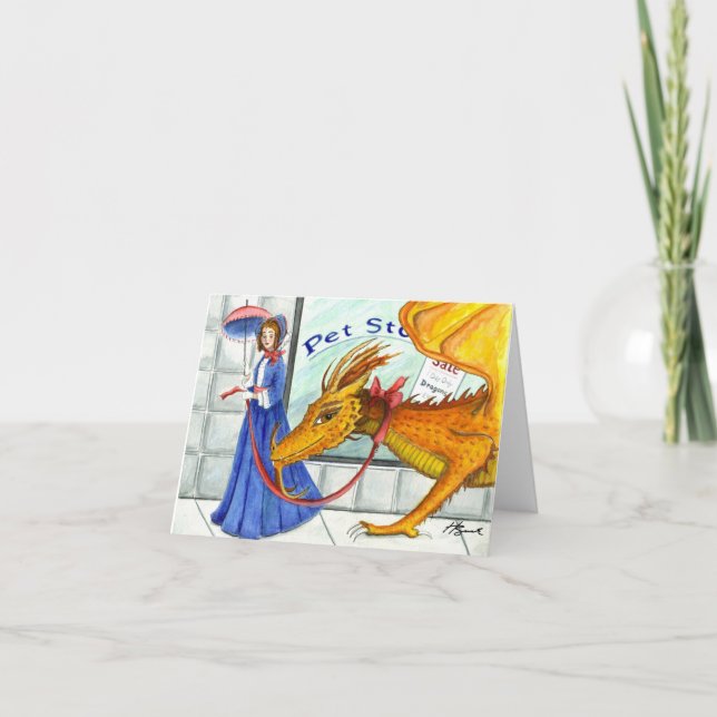 Carte Chaque dame a besoin d'un dragon (Devant)