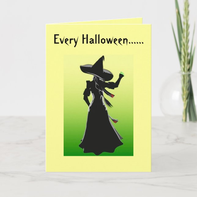 Carte Chaque Halloween (Devant)