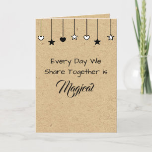 Carte Chaque jour est magique   Joyeux anniversaire