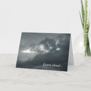 Carte Chaque nuage a un côté positif