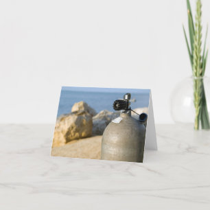 Carte Char de plongée sous-marine sur la plage