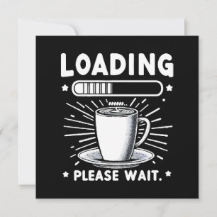 Carte Chargement Veuillez patienter pour le café amateur