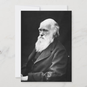 Carte Charles Darwin Portrait