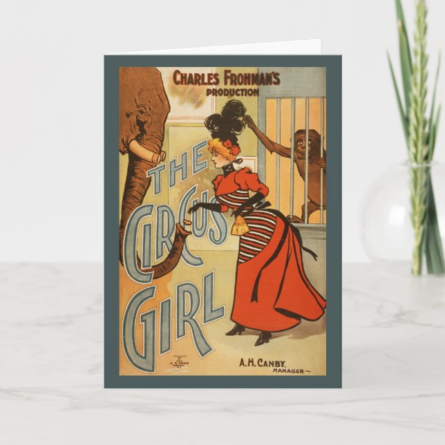 Carte Charles Frohman's Production, The Circus Girl 2 (Devant)