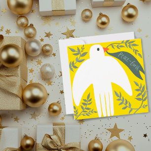 Carte Charmante Peace Dove Noël Noël Noël Noël Noël