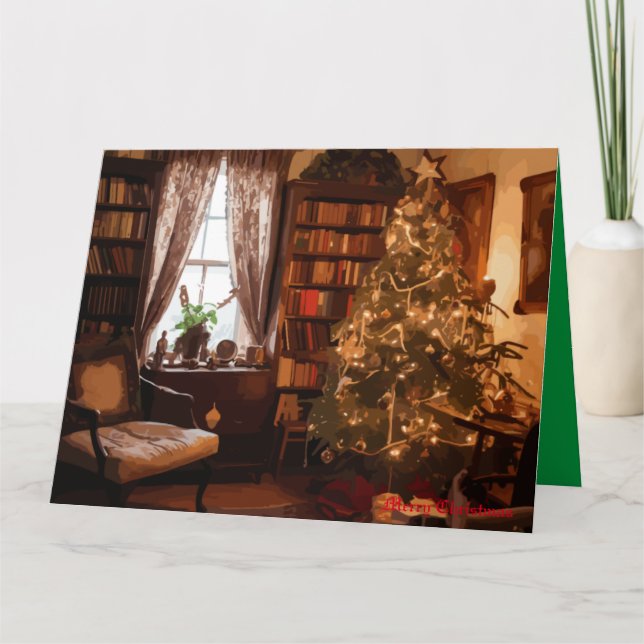 Carte Charme de Noël (Devant)