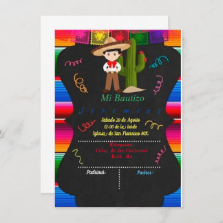 CARTE CHARRO BAUTIZO