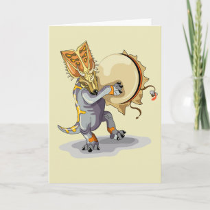 Carte Chasmosaurus Dansant Un Rituel De Shaman