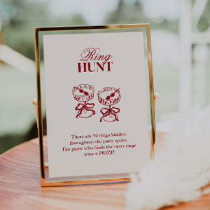 Carte Chasse à cocktail moderne jeu de douche nuptiale