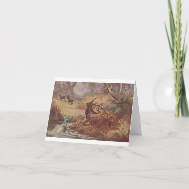 Carte Chasse à Dino - (Devant)