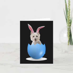 Carte Chasse aux oeufs de lapin de Pâques dimanche Highl