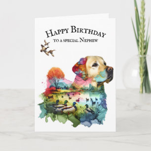 Carte Chasse Labrador Retriever Nephew