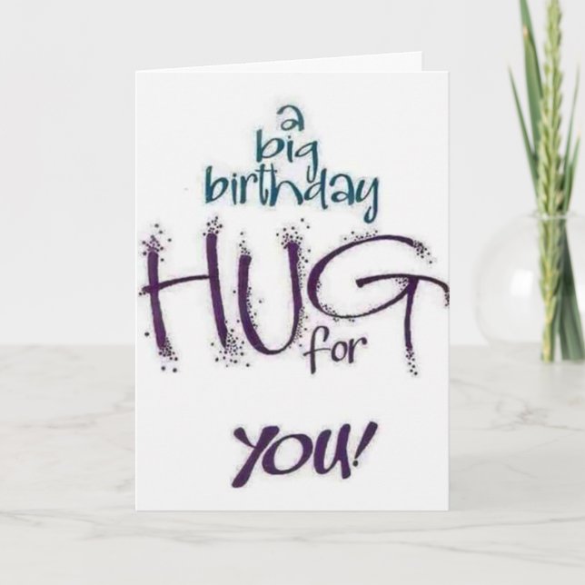 CARTE CHASSE UN ARBRE SE SOUVIENT DE VOTRE ANNIVERSAIRE* (Devant)