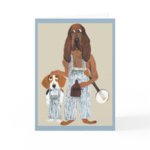 Chasseur de moonshine Hound et chiot Beagle