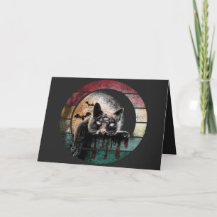 Carte Chat à trois yeux