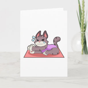 Carte Chat au Yoga Fitness
