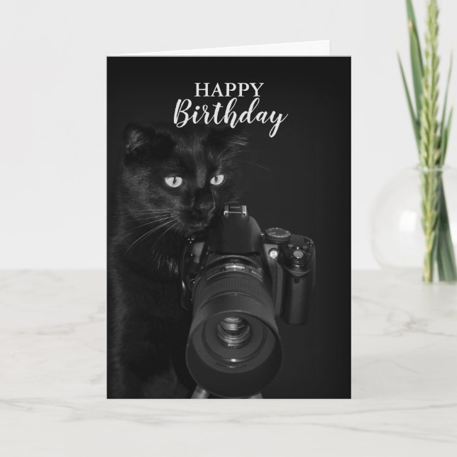 Carte Chat avec la caméra (Devant)
