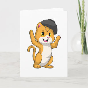 Carte Chat avec Ramen Bowl