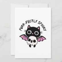 Chat Chouette Halloween Mignon - Pun Parfaitement