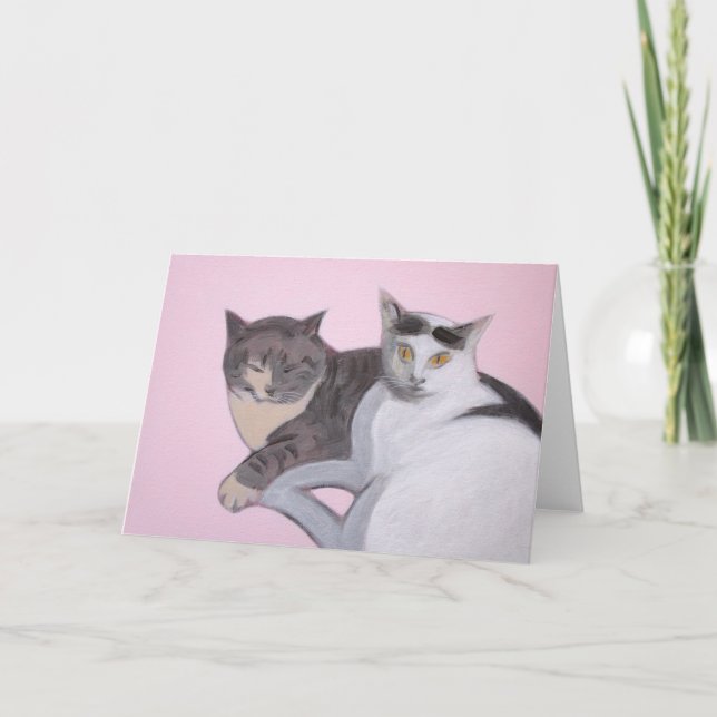 Carte Chat d'amour (Devant)