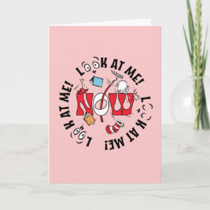 Carte Chat dans le Casquette   Regarde-Moi ! Regarde-Moi